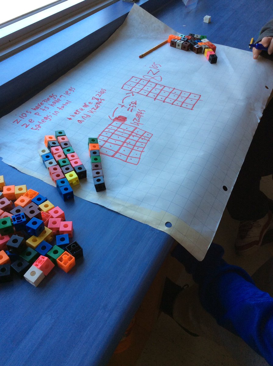JamesKeatingES's tweet photo. Math Talk challenge using our manips! https://t.co/bjgeLsStQF