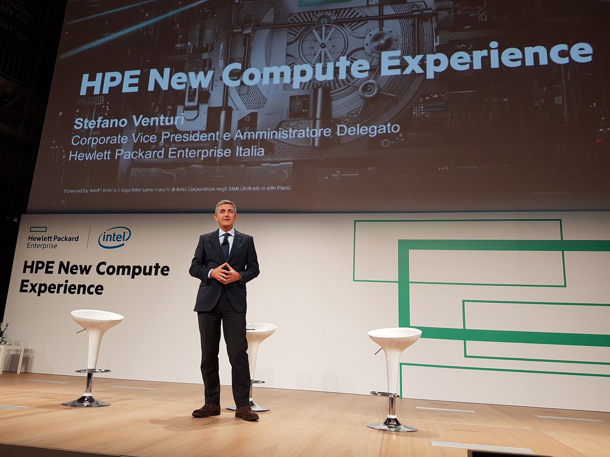 pdneri's tweet photo. RT Paolo_Delgrosso "RT rigoldip: #innovazione e #tecnologia x una #NewComputeExperience stefano_venturi HPE_IT https://t.co/fxFcqkCMVV"