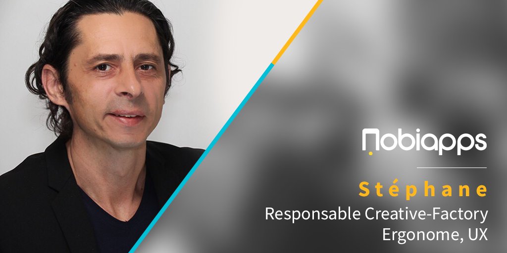 MobiappsFR's tweet photo. Bienvenue à Stéphane, notre #newcollab expert dans le domaine de la conception centrée utilisateur #Ergonome #UX https://t.co/pklwcXhumB