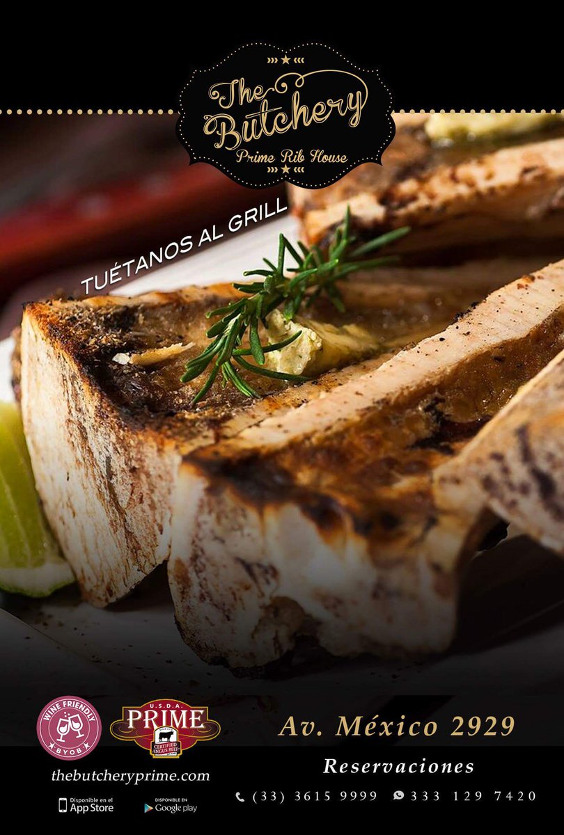 TUETANOS AL GRILL, Uno de nuestros clásicos, nadie los prepara como nosotros.
TheButcheryPrime.com <a href="/_EnGdl/">En Guadalajara</a> @vidaenGDL #GDL #Guadalajara