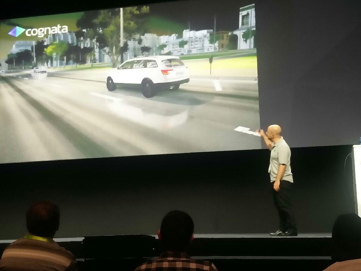 CognataAI's tweet photo. And the Winner at @NvidiaAI hottest AI Startup Contest at GTC Israel is: Cognata
Congratulation to Danny Atsmon and the Cognata team😀 https://t.co/QsSoGqALFv
