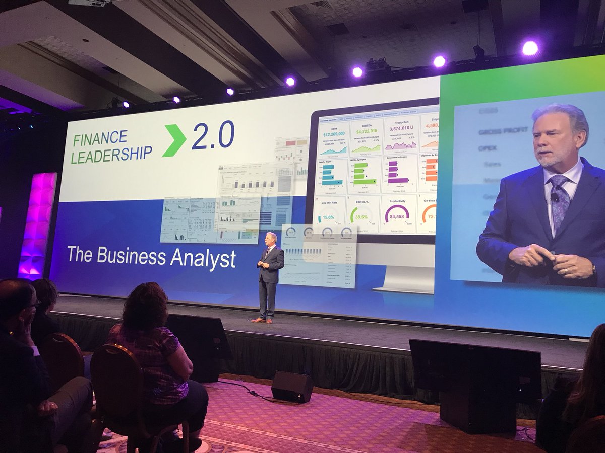 bigyeag's tweet photo. Great keynote by @SageIntacctRob and @blair_crump on financial leadership #Advantage17 https://t.co/UYMGHsnBOx