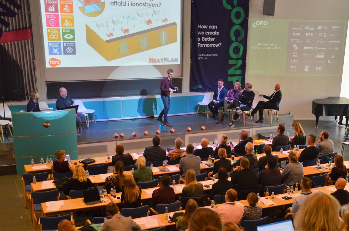 CORO_Roskilde's tweet photo. Vinderen af @Fors_AS's udfordring ”Hvordan cirkulerer vi vand, varme og affald i landsbyen?” blev HeatPlan #COconf #AlleTidersRoskilde https://t.co/257vvAmdGp