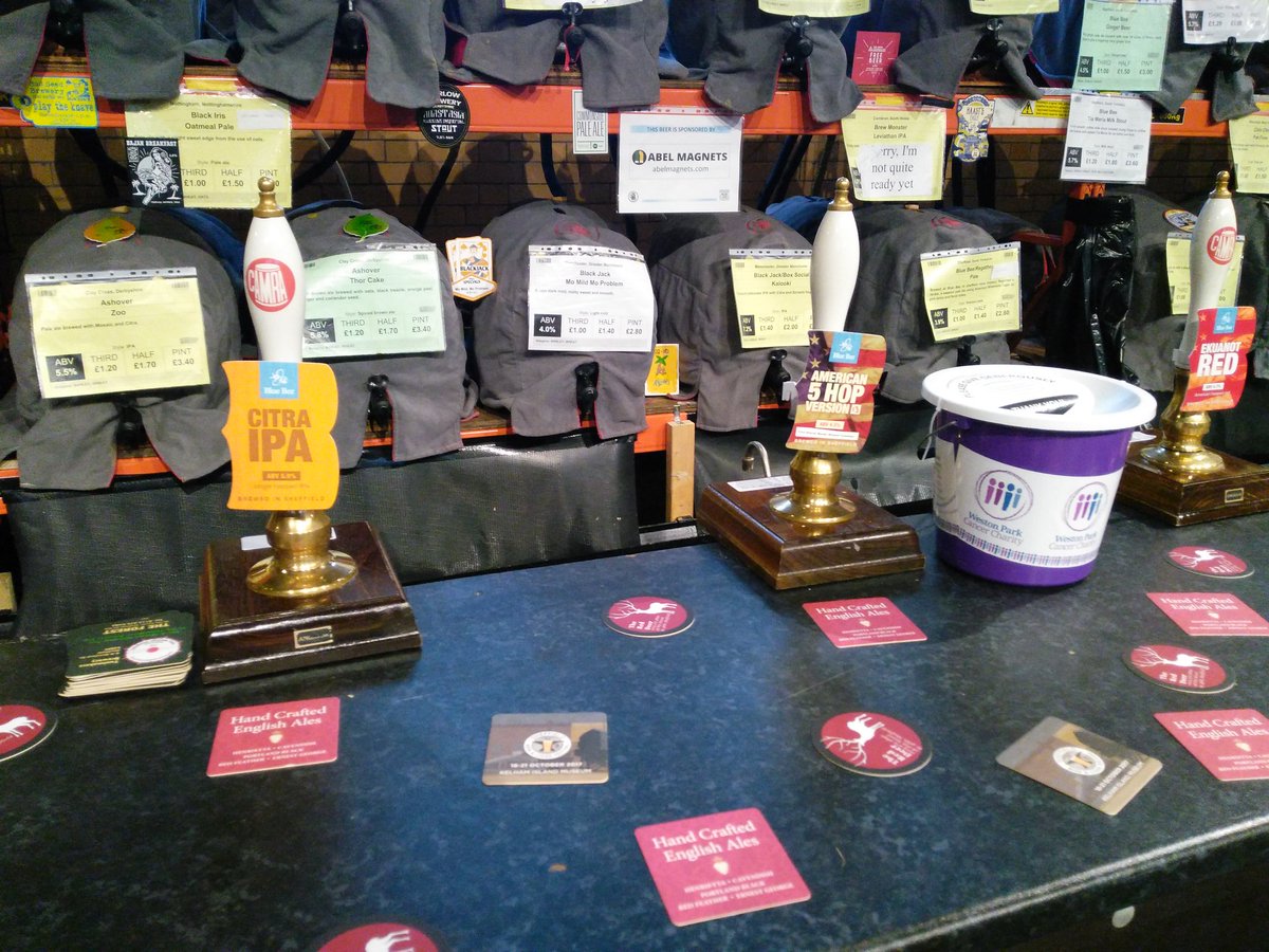 Nice looking beers <a href="/sheffbeerfest/">Steel City Beer Festival</a> including Tia Maria Coffee Milk Stout &amp; the much sort after 5 Hop v13