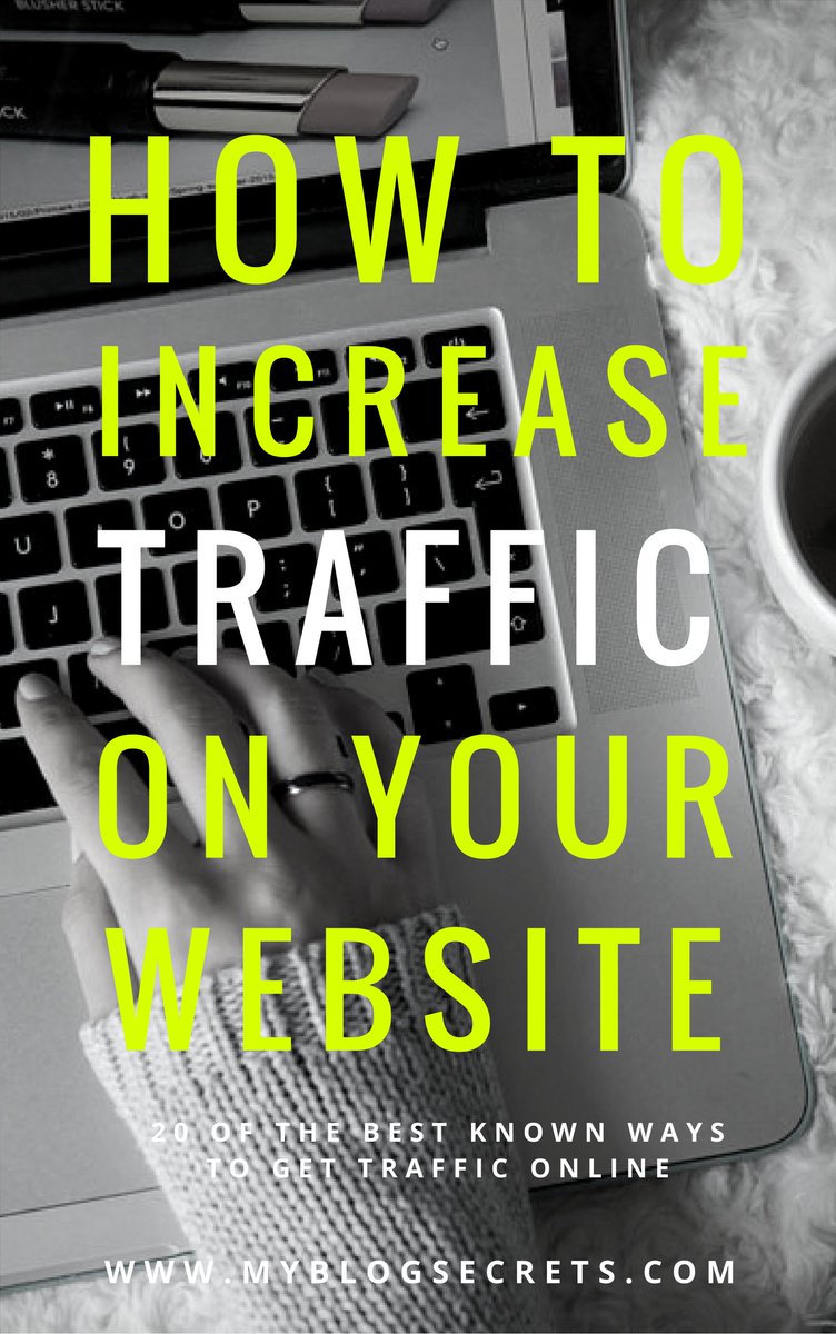 My_BlogSecrets's tweet photo. “How To Increase Traffic On Your Website” https://t.co/8I00wTwSHK 
20 of the best-known ways to get traffic online https://t.co/MTKSpqOG9W