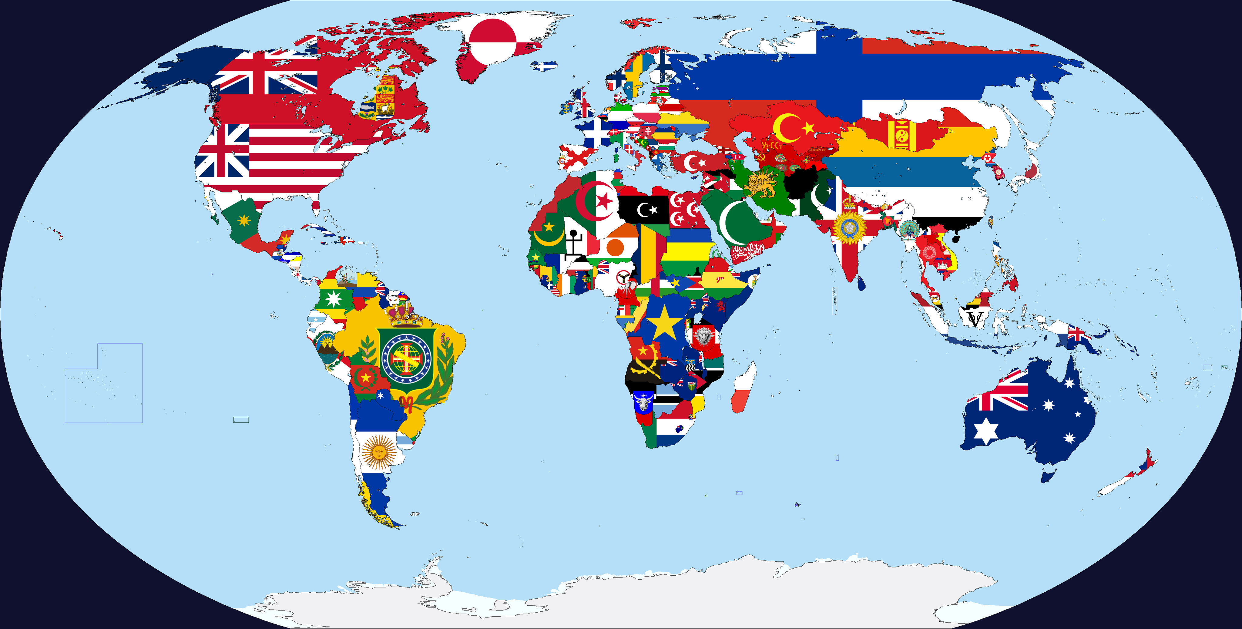 Map Of The World National Flag تويتر \ Onlmaps على تويتر: "Each Country's First National Flag #Map #Maps  Https://T.co/Qnt6Di3Xy1"