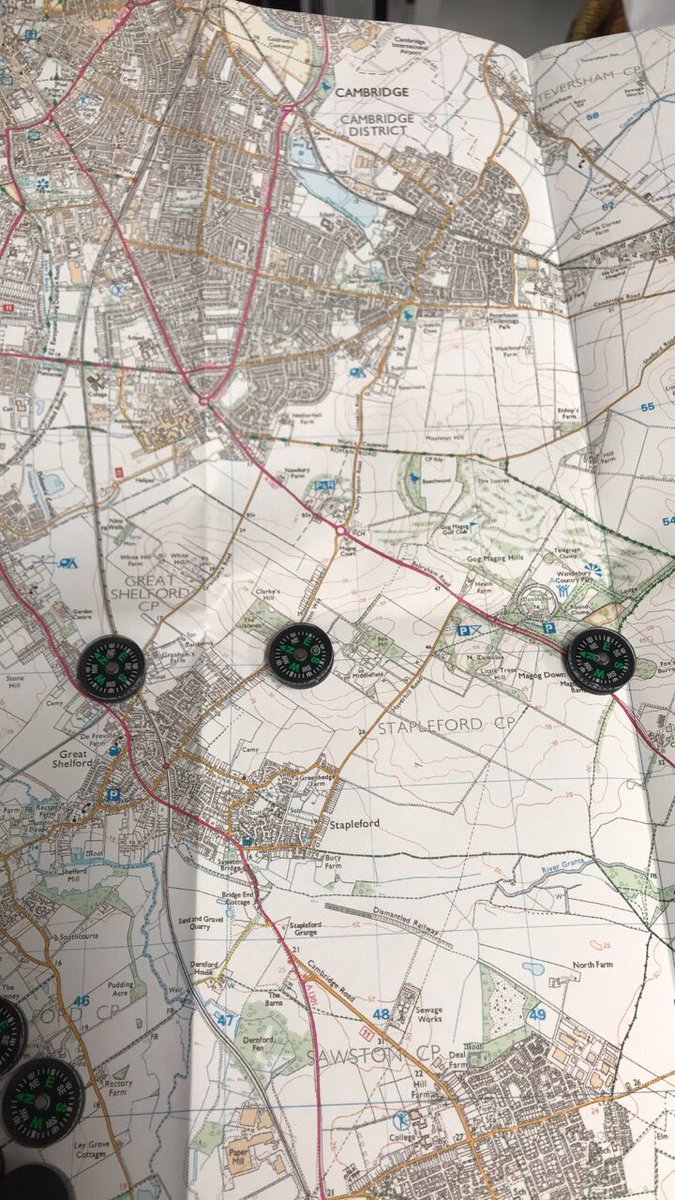 MiniMapMakers's tweet photo. Best day ever - for a workshop on Friday-compasses been delivered and the personalised map by @OrdnanceSurvey-Happy #NationalMapReadingWeek https://t.co/JG3AKVyWk9