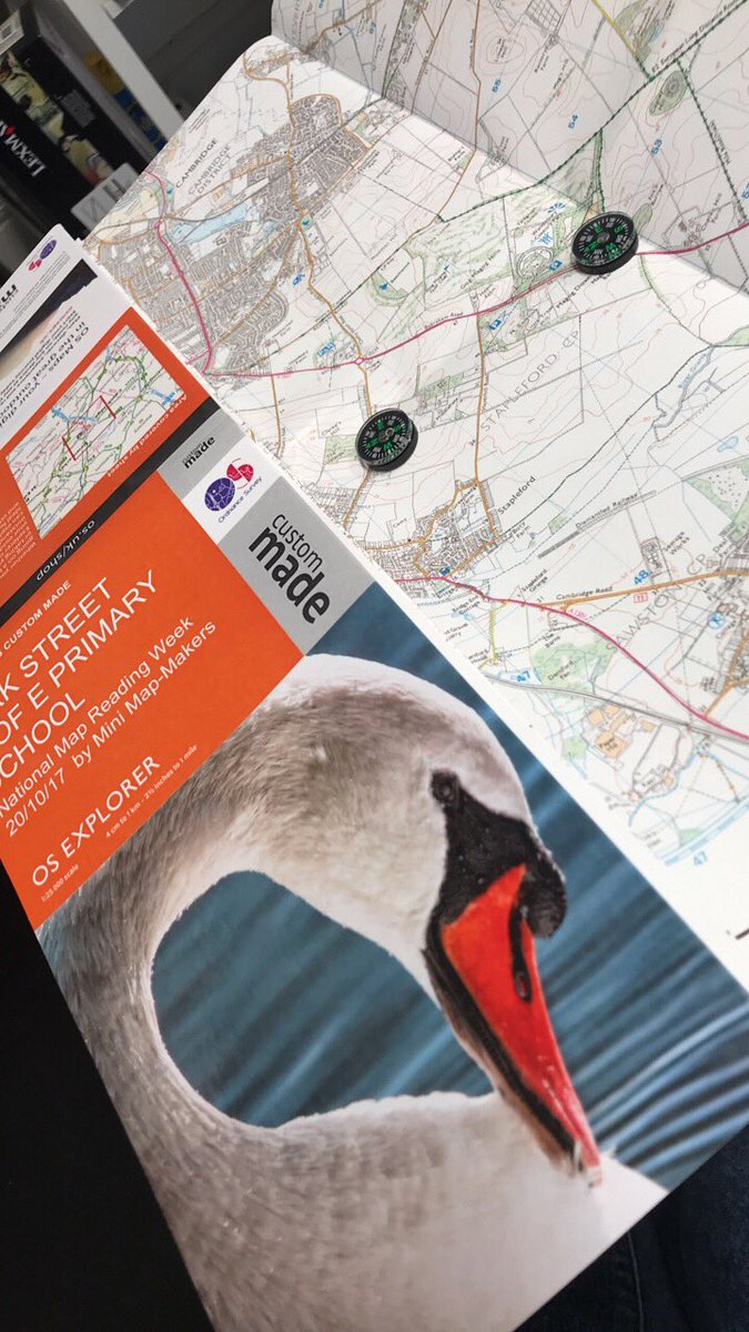 MiniMapMakers's tweet photo. Best day ever - for a workshop on Friday-compasses been delivered and the personalised map by @OrdnanceSurvey-Happy #NationalMapReadingWeek https://t.co/JG3AKVyWk9