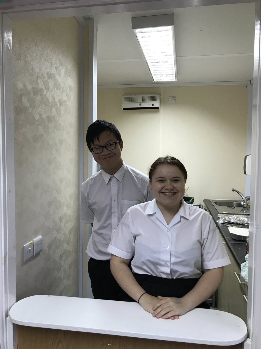 AcademyStNics's tweet photo. Saimen and Rachael preparing to serve guests at A Taste of Korea #hospitalityinaction https://t.co/Vru5vznsvH