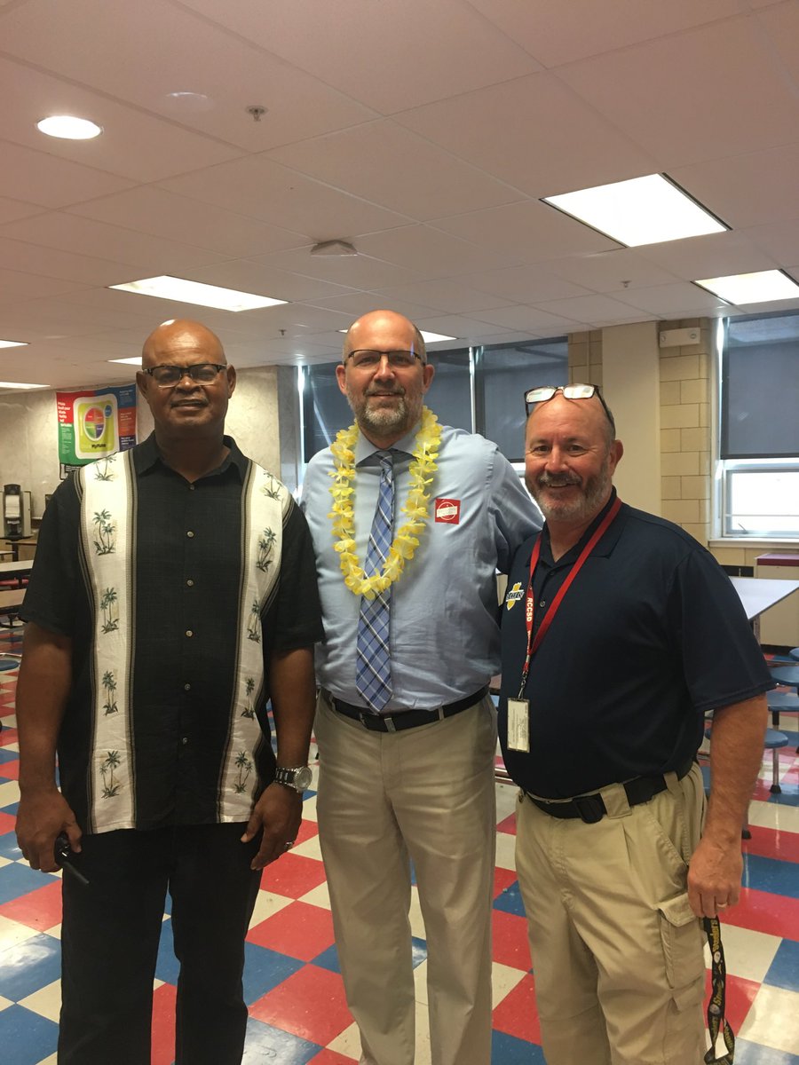 RedClaySchools's tweet photo. Keeping us safe and secure- Mr. Corrigan and Mr. Bias. #conradteam https://t.co/A1hUpljm3n