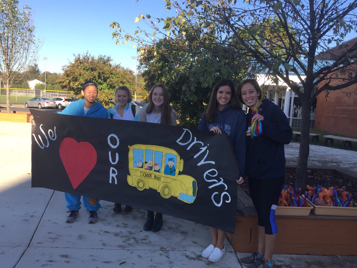 LCHS1954's tweet photo. Thank you School Bus Drivers and Attendants for transporting our students to/from school safely every day!  We appreciate you!#LCPSBus2017 https://t.co/wXaqAx6cTz