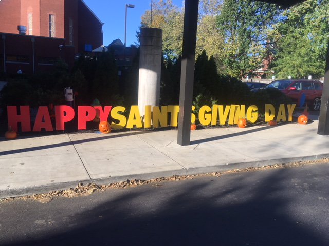 sppslex's tweet photo. Call 859-254-9257 or go to https://t.co/AlyvbhGRp0 to make donation for SaintsGiving Day.  No gift is too small!  #SGD2017 https://t.co/UpIoJxcN9N