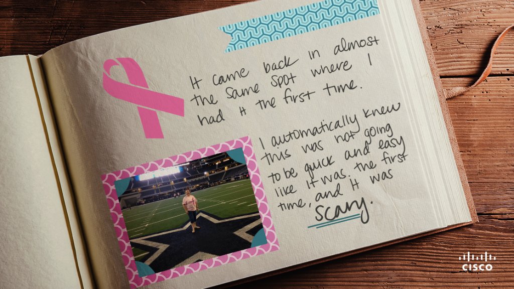 detectedmovie's tweet photo. Two-time breast cancer survivor Laura Farley shares what it was like to get her second diagnosis. #BCAM https://t.co/yZPSAMwWgb