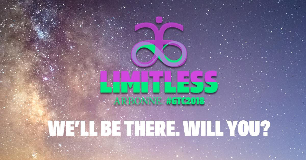 Our excitement is LIMITLESS! #GTC2018 is coming and we’ll be there. Will you? Register now at: bit.ly/2xO8uPC