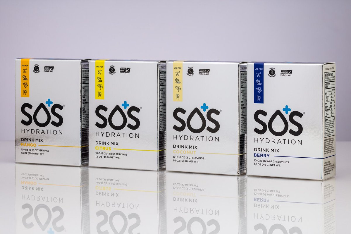 .@SOSRehydrate, in case of severe dehydration. Just add water. #hydration #sos #teamsos