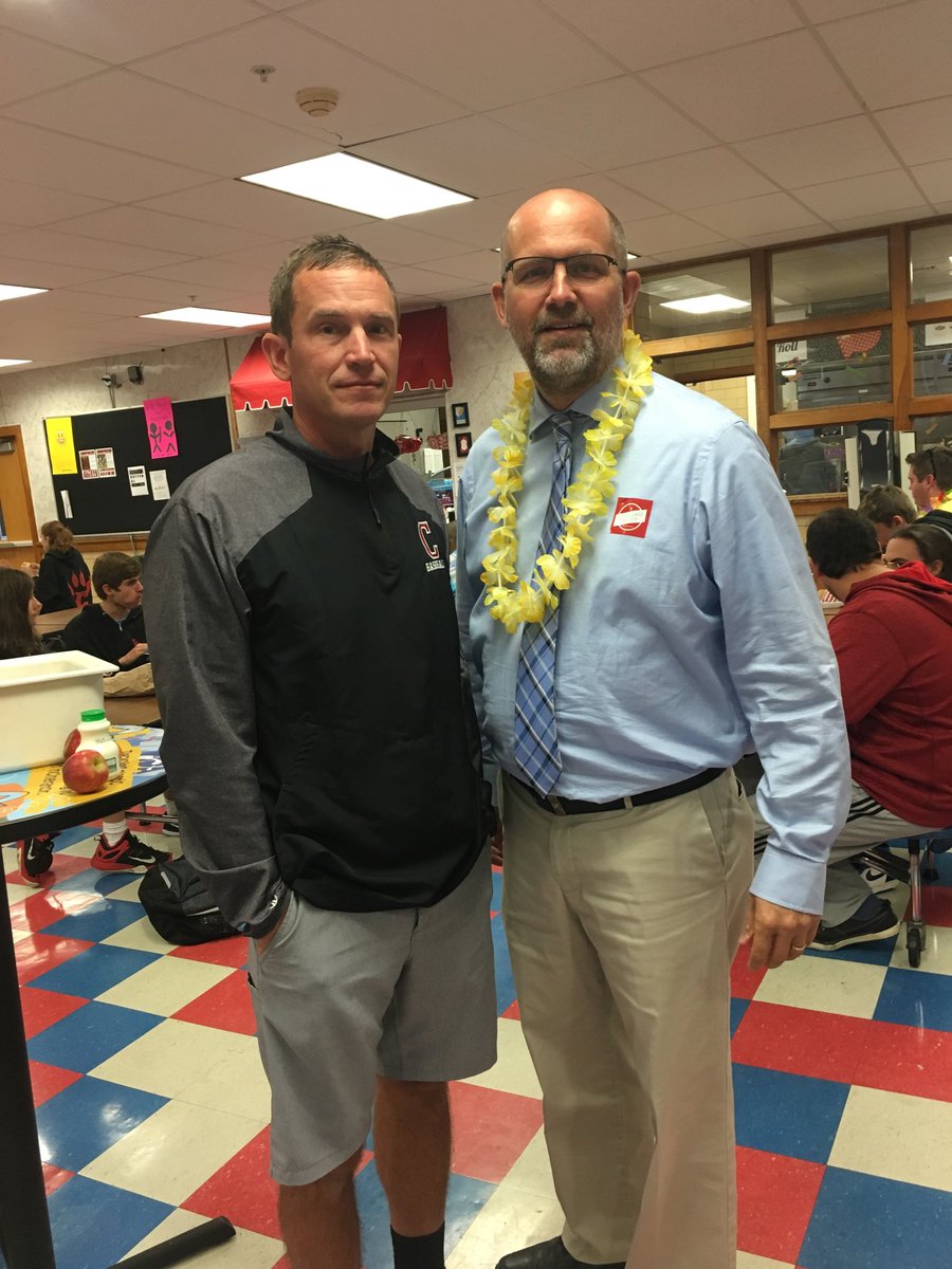 RedClaySchools's tweet photo. Spirit week=athletic victories... Athletic Director Barry Polsky. #conradteam https://t.co/cUfT4WCyfA