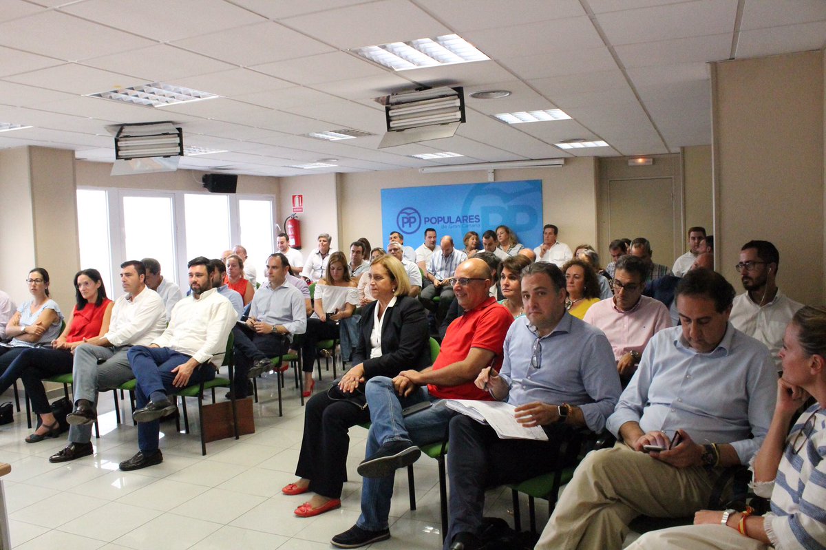 popularesgc's tweet photo. Tras el #CDAPP, el @ppdecanarias celebra #JDAPP hoy en #GranCanaria. Tenemos que hacer partido día a dia, todos los días https://t.co/rj63HWVSZ8