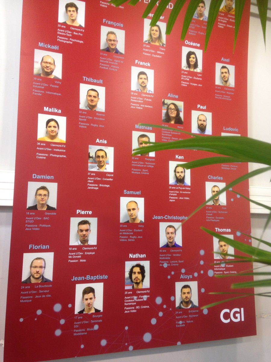 HDeboey's tweet photo. Inauguration #UDev_CGI Clermont-Ferrand, l'occasion de faire connaissance avec les 30 étudiants de la 1ère promotion @CGI_FR @cgirecrute_fr https://t.co/BW1WWVhu1D