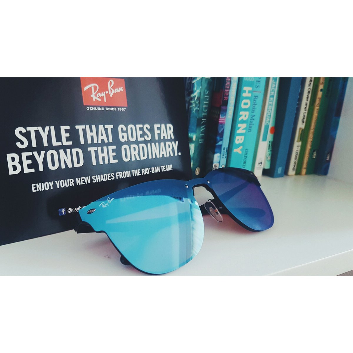texxonfire's tweet photo. mah #raybansa fam got me. 😎 https://t.co/JuGl3D82tN