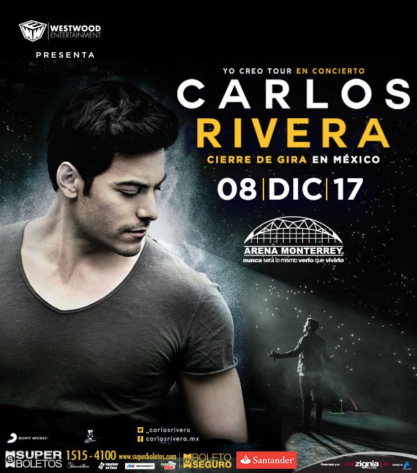 ArenaMtyOficial's tweet photo. El cantante @_CarlosRivera llega a la Arena para cantarle al amor junto a sus fans 🎶 Boletos aquí 👉🏼 https://t.co/EHzrXmvwjW https://t.co/te1ZtjFkGM