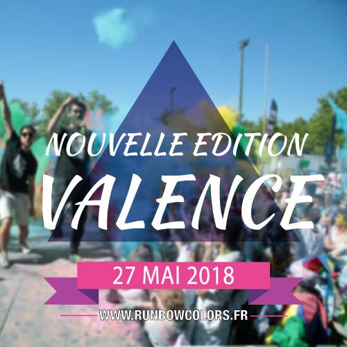 RunBowColors's tweet photo. Découvrez la date de la @RunBowColors @VilledeValence 2018 😀🌈
@nrjvdr @AssoACCL @ValenceRomans @LeDL26et07 @DromeHebdo @F3Rhone_Alpes https://t.co/EWxhrN8aX8