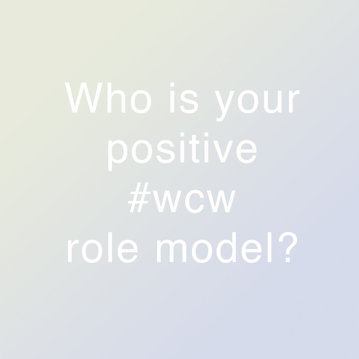 TheKidsMovement's tweet photo. Who is your #positive #rolemodel #wcw? Tweet us (and THEM!) #rolemodel https://t.co/rOvdMSPg5c
