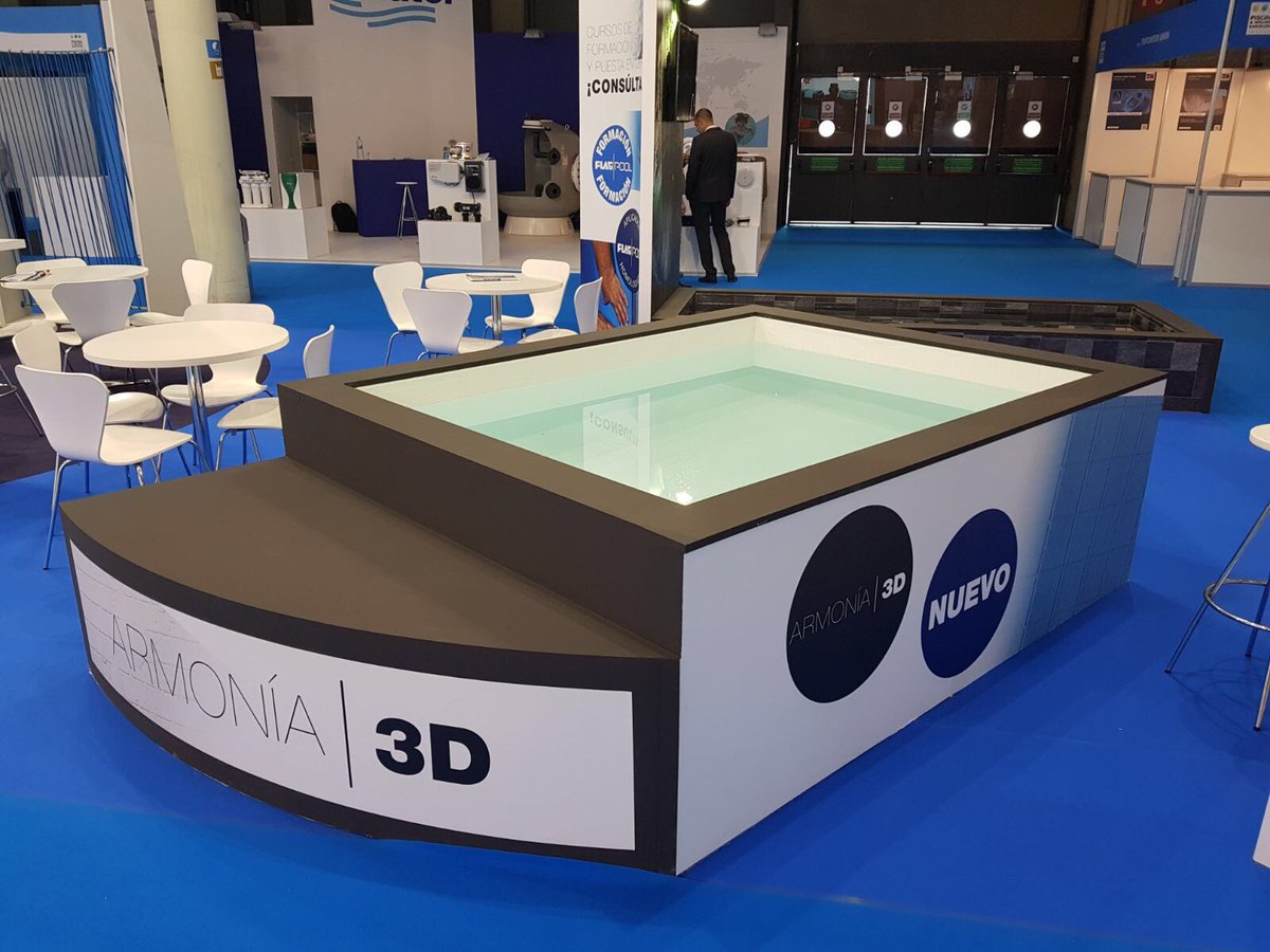 SopremaIberia's tweet photo. #Flagpool presenta su nuevo producto #armonia3d #soprema #piscinawellness https://t.co/W8kyrx9t93