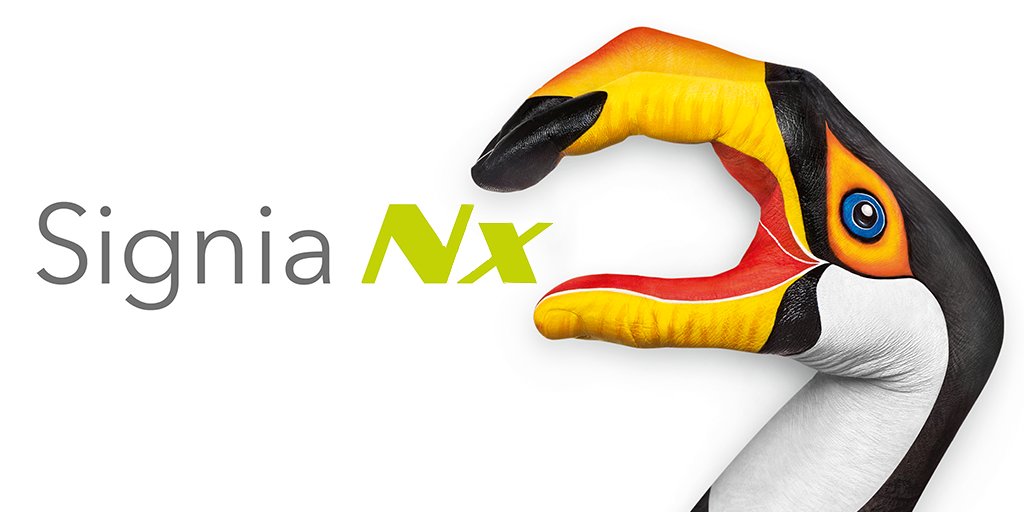SigniaUSA's tweet photo. Don’t you wish your voice could sound natural while wearing hearing aids? Problem Solved. #INTRODUCING Signia NX. 
 https://t.co/cKbAkG8V65 https://t.co/t8dQU9BnJE