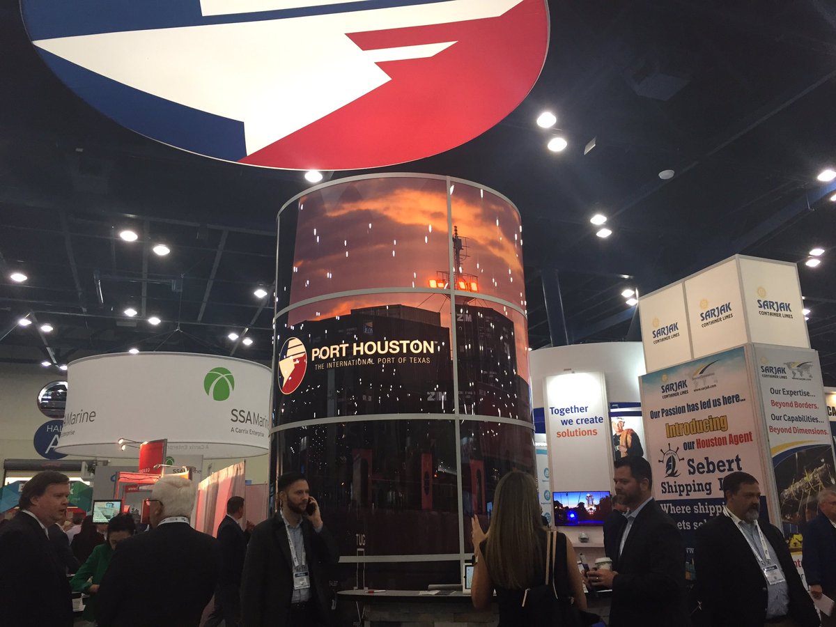 Port_Houston's tweet photo. Come visit #PortHOU and learn about our #breakbulk and general #cargo facilities at Breakbulk Americas on Day 1! #bbam2017 #hostport https://t.co/ROC5jjD2K1