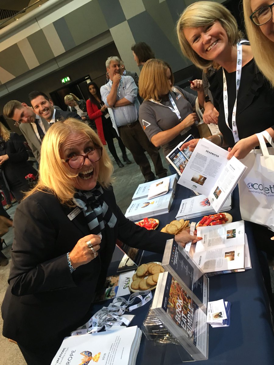 Lucy_Huxley's tweet photo. Agents loving the #insighthusky and Scandinavian treats on the @TeamInsight_UK stand today @Paul_Melinis @InsightGreta #ATAS_Travel https://t.co/0Uz6PH3Zzf
