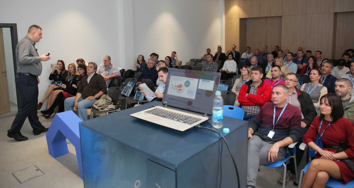 LanacoCompany's tweet photo. Poslušali smo zanimljivo predavanje Dragana Davidovića iz kompanije #KASPERSKY drugi dan #TechHosted by #LANACOCompany konferencije https://t.co/VXFCBpEi7d