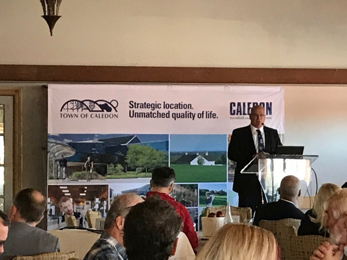 Mayors business lunch!@YourCaledon @Caledon_Mayor @JennInnis <a href="/DougBeffort/">Doug Beffort</a> <a href="/Nickdeboer_8804/">Nick de Boer</a>
