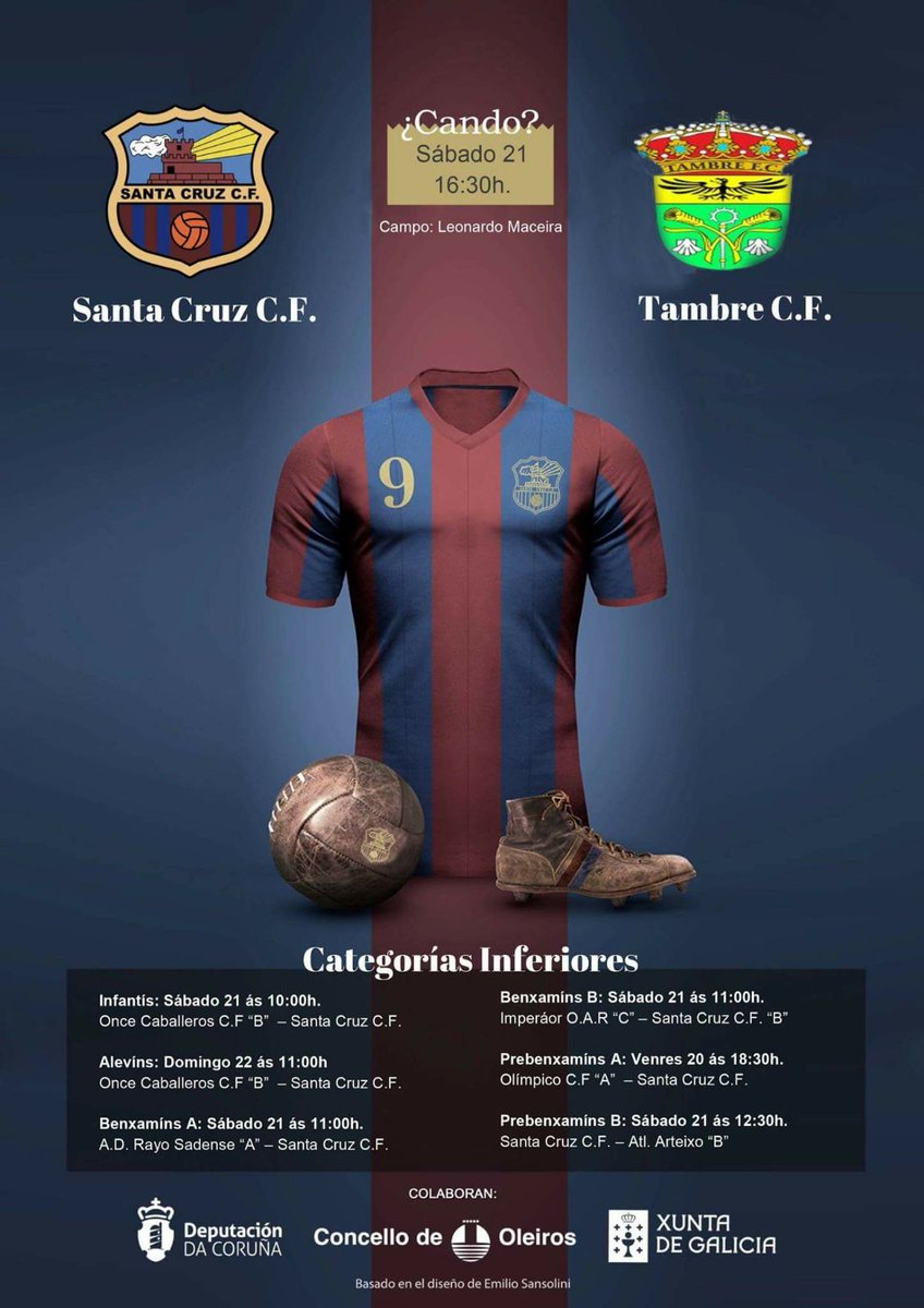 SantaCruzCF1941's tweet photo. Partidos para esta jornada. No te los pierdas. Vamos Santa 🔴 🔵 
#SantaConmigo https://t.co/E7tu8gaGGM