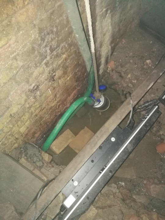 Following the failure of our old pump we have installed a new one from <a href="/Whisperpumps/">Whisper Pumps</a> in the historic ice well under our building.
