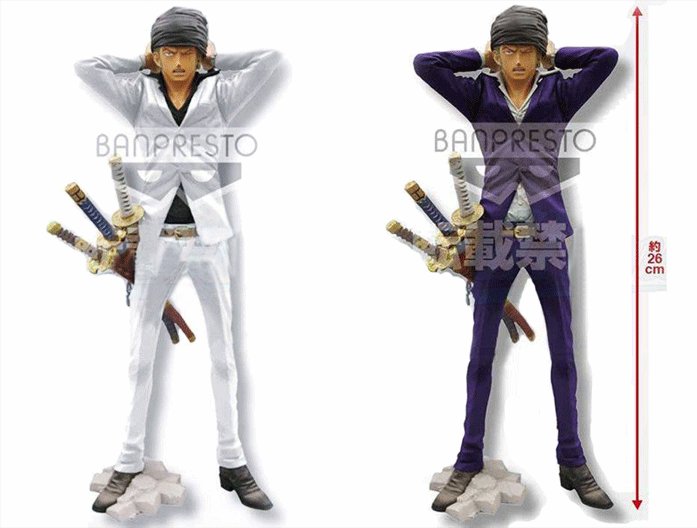 Keruri One Piece King Of Artist Zoro White And Purple Versions This Figure Will Also Be Available In Red Blue And Green T Co Vwjfzplr7f Twitter