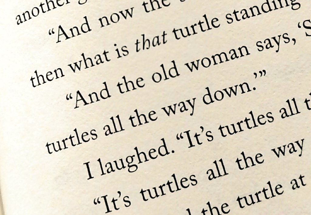 Marcery199's tweet photo. Roll Credits. #turtlesallthewaydown #JohnGreen https://t.co/wX9n3BHbVj