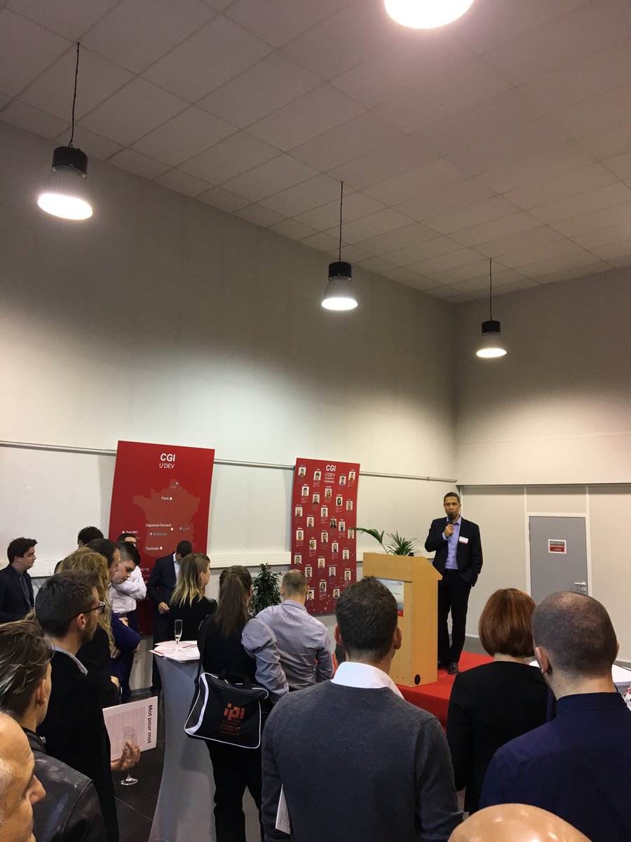 lnbodin's tweet photo. Aujourd’hui, nous sommes fiers d’inaugurer l’école du développeur #UDev_CGI sur le campus de Clermont#Udev_CGI https://t.co/1iPDN6ZklT
