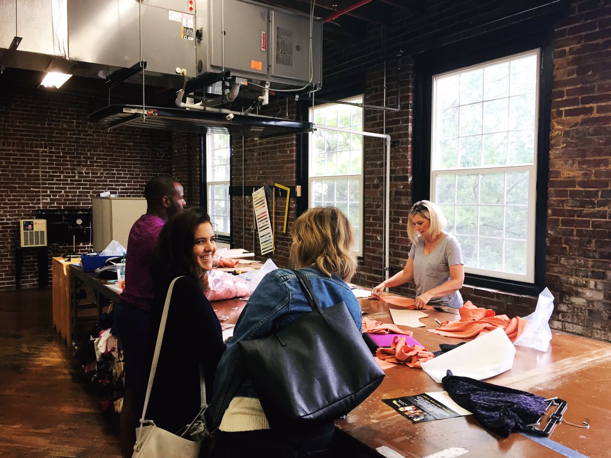 Fauxgerty's tweet photo. It's important to know who makes your clothes. Our seamstresses are paid 36% over the regional average. #WhyGoFaux https://t.co/Tzcno7Sxj5