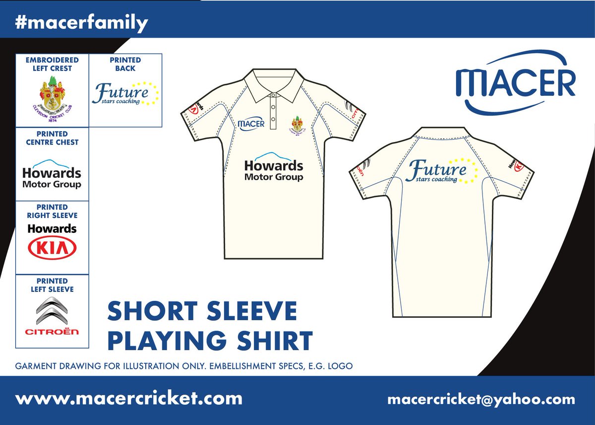 cricket_macer's tweet photo. More news from Macer HQ we have signed a 3 year apparel deal with @ClevedonCricket @WEPLCricket #macerfamily #supportlocal #lovethekit https://t.co/F0CjZZxeIX
