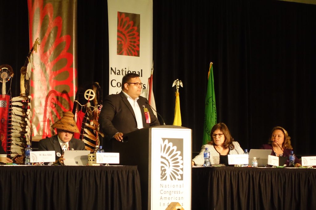 megin79's tweet photo. @FirstNetGov CCO Richard Reed announced Tribal Consultation Policy at #NCAIAnnual17 @NCAI1944 @Ageisler16 #IndianCountry https://t.co/kQd3hXejPn