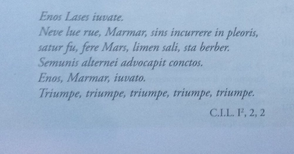 faberath's tweet photo. Nel solco della tradizione... 📚 #carmen #Arvale https://t.co/lj1CIECDXv