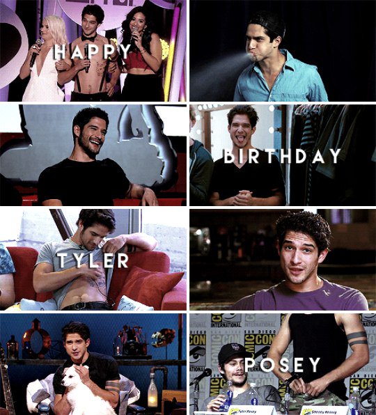 Happy 26th Birthday Tyler Posey!   