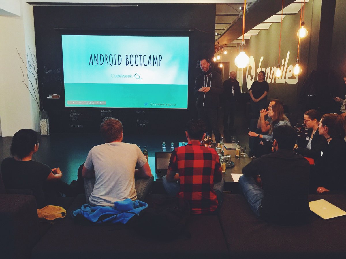 FanmilesDE's tweet photo. We are kicking off in #Berlin! #codeEU #codeweek https://t.co/KnthgLf8on