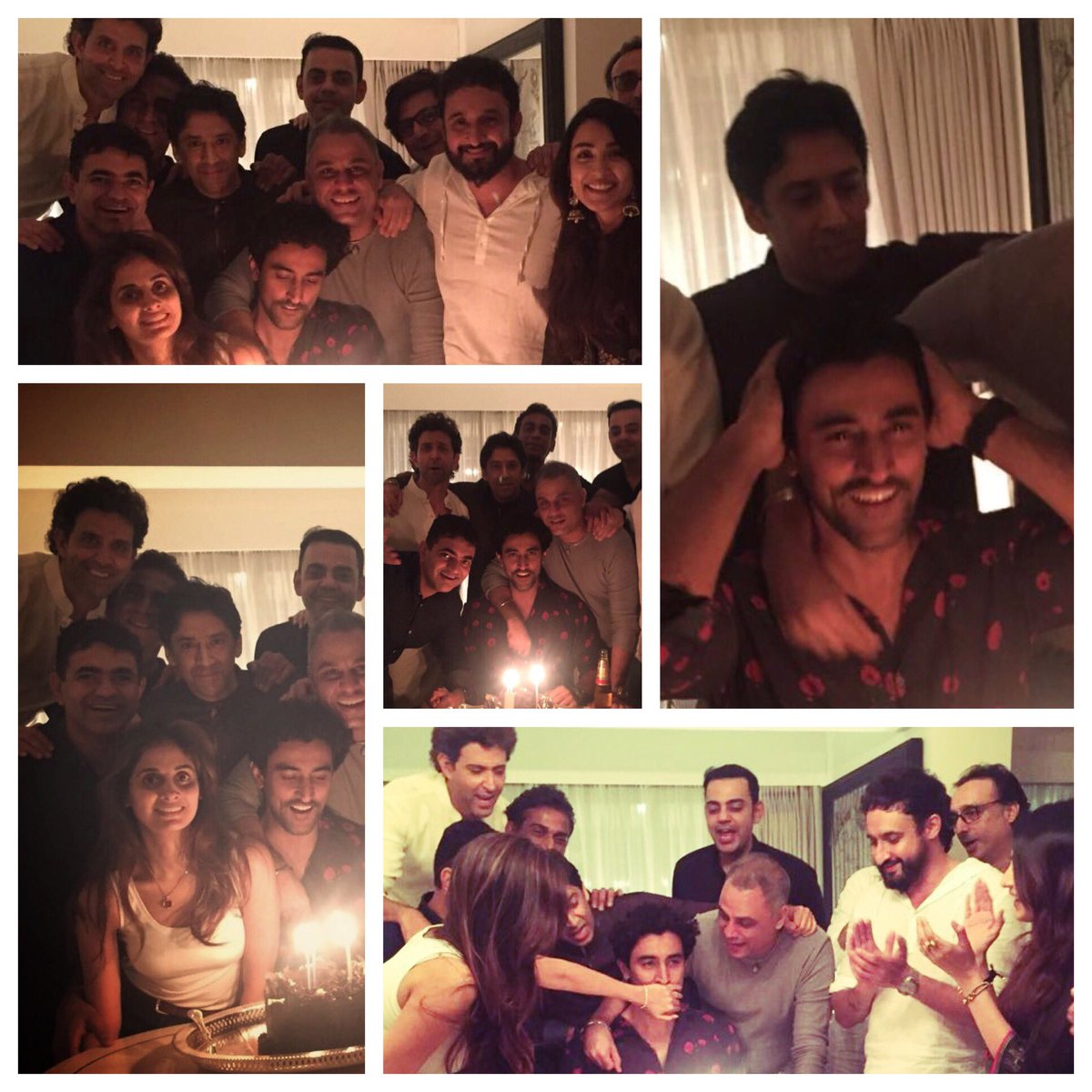 iHrithik's tweet photo. Friends give the freedom to share love without holding back.Thank u Naina n Kunu 4 a crazy fun loving celebration. https://t.co/8g33ThjPdg