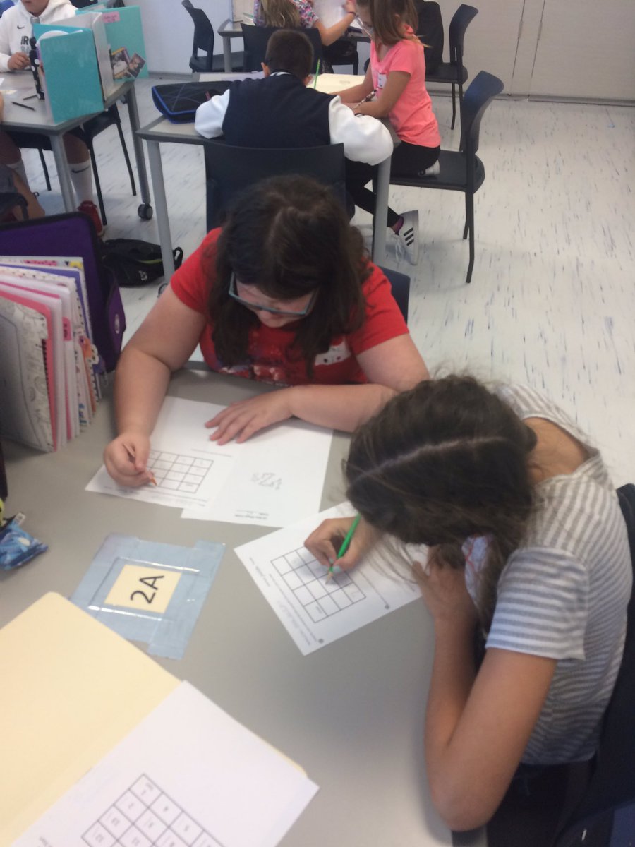 5th graders <a href="/WestCler/">West Clermont Schools</a> STEM Center started their coding unit this week by writing their first algorithms to communicate with their classmates