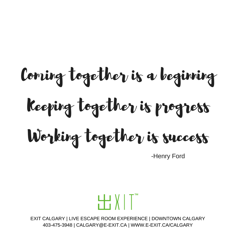 ExitCalgary's tweet image. Did someone day TEAM BUILDING?
With 5 different rooms, no group is too big or small here!
Call us about our discounts on 403-475-3948