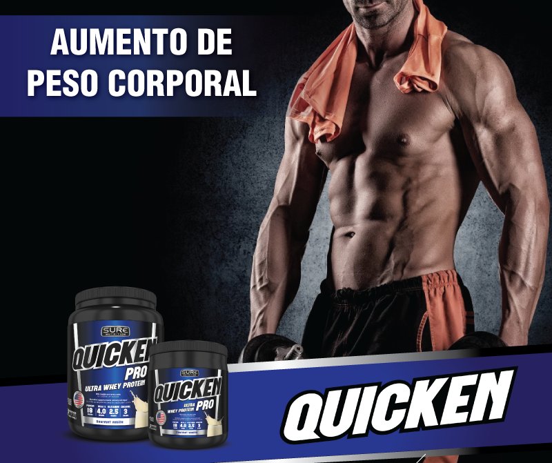 QuickenColombia's tweet photo. La combinación de proteína de suero y carbohidratos de #QuickenPro te pueden ayudar a lograr esa meta de aumento de peso corporal. https://t.co/Xvycr6kt98