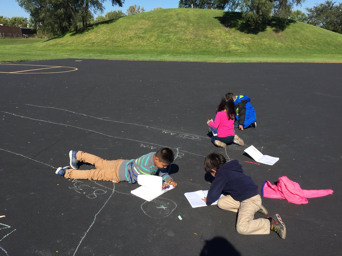 Check out how the position of our shadows moved throughout the day@D45North