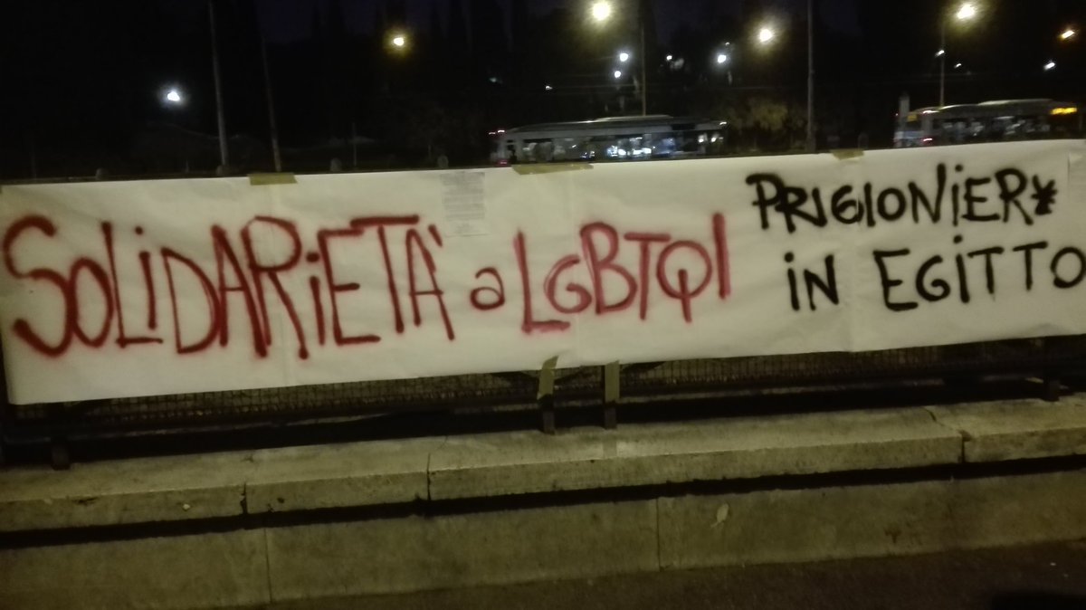 #freeAlaa e liber* tutt* dal regime di AlSisi 
Solidarietà transfemminista senza confini #rainbowCrackdownEgypt