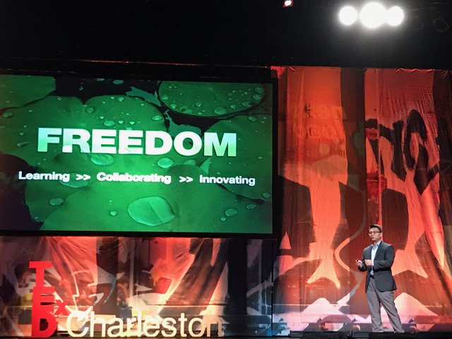 "Never underestimate yourself or anyone around you. We can all go outside our comfort zone at any time." - Li Chang #CharlestonShake
